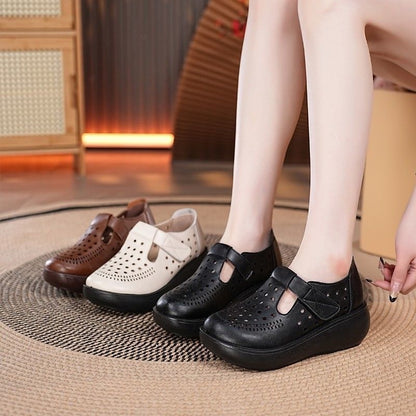 Sandalias de cuña para mujer