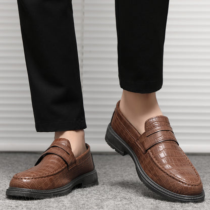 🐂Cuero🐂Mocasines con estampado de piedras