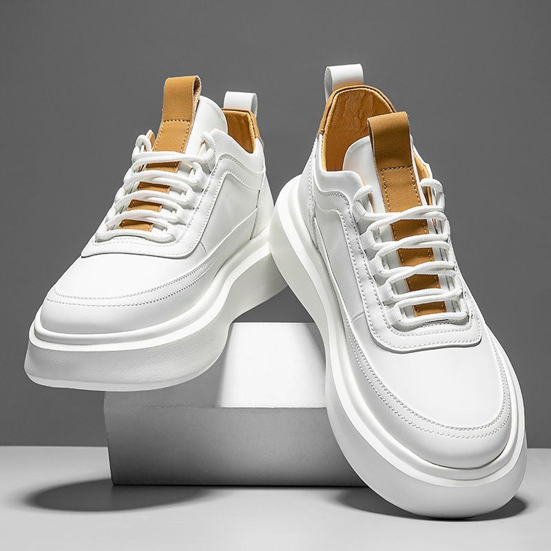 Zapatos casuales con suelas ocultas para aumentar la estatura
