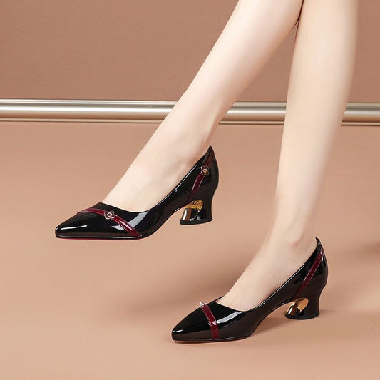 (línea roja) tacones altos para mujeres