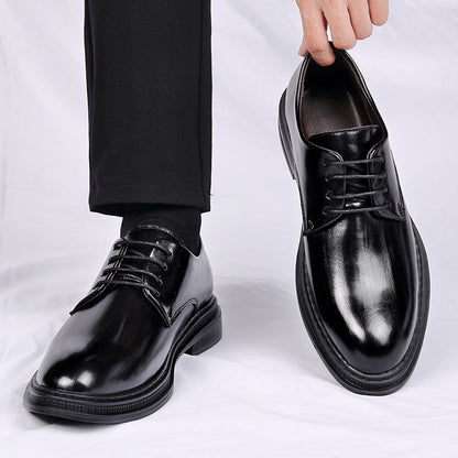 Zapatos de cuero formales para negocios para hombre