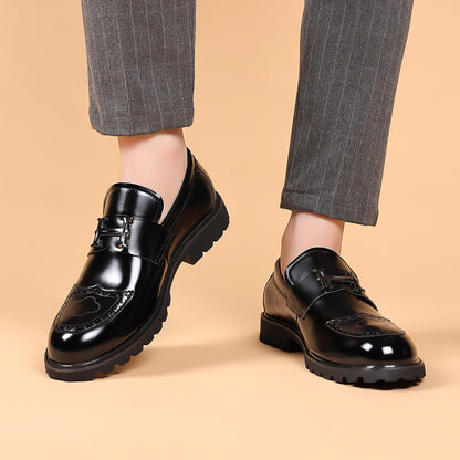 🐂Cuero🐂Zapatos brogue estampados