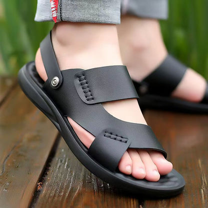 Sandalias de conducir para hombre, de suela gruesa y antideslizantes