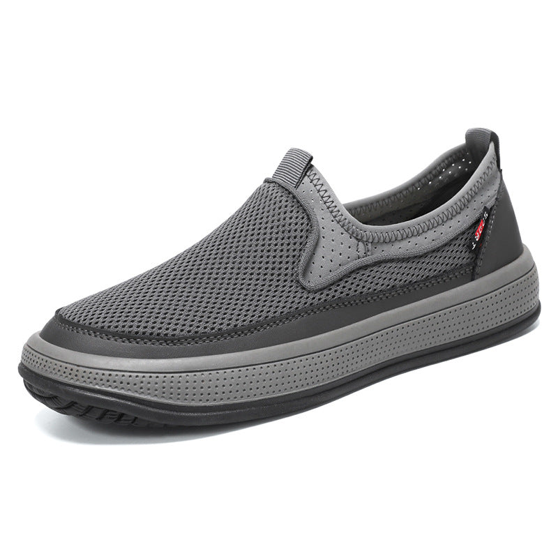 Zapatos 2025 nuevos zapatos de tela para hombres en verano