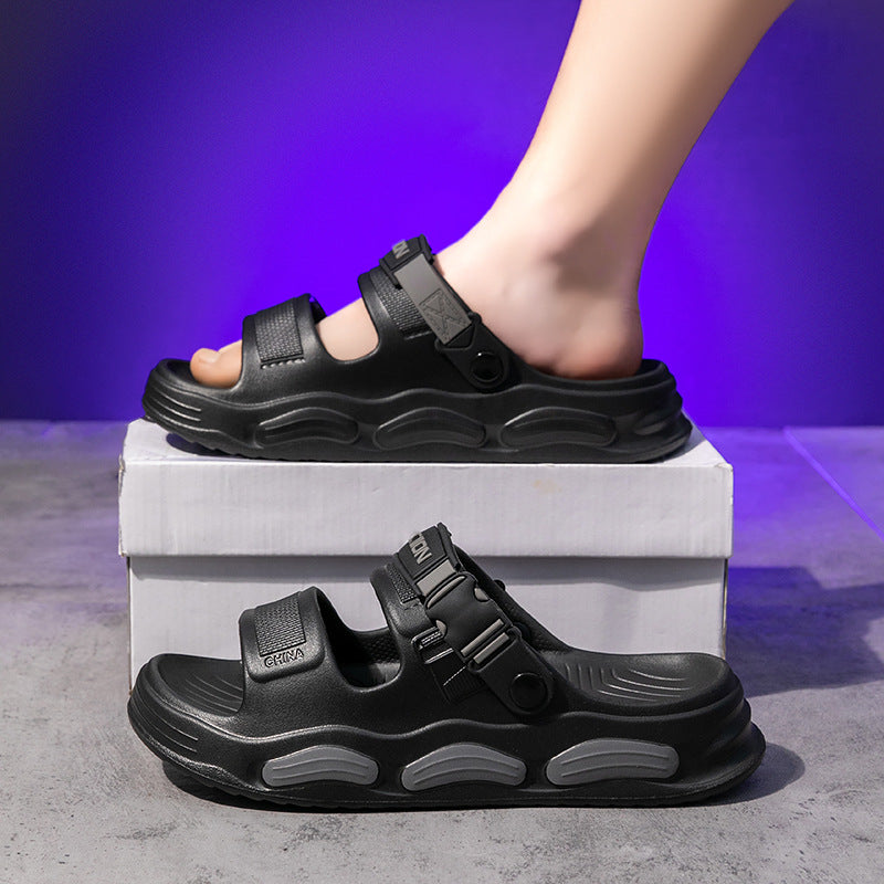 Sandalias doble uso hombre suela gruesa