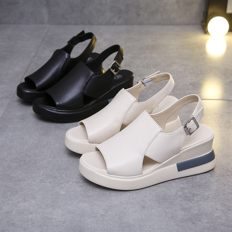 Zapatos de cuña con plataforma