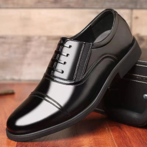 Zapatos de cuero estilo británico para hombre