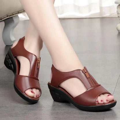 (dos lados vacíos) zapatos de talón