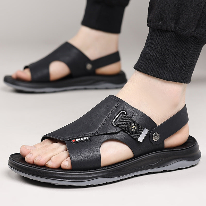 Sandalias para hombre antideslizantes, resistentes al desgaste y de doble uso