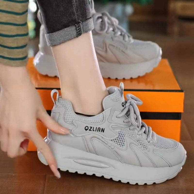 Zapatillas deportivas de malla para mujer