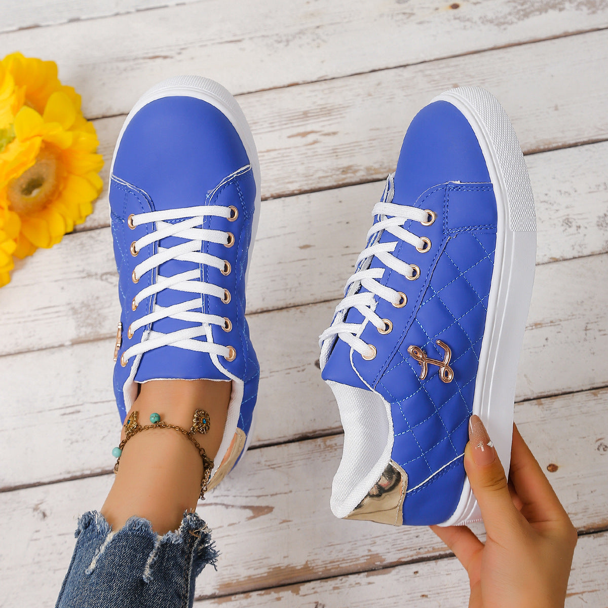 Zapatillas planas casuales para mujer