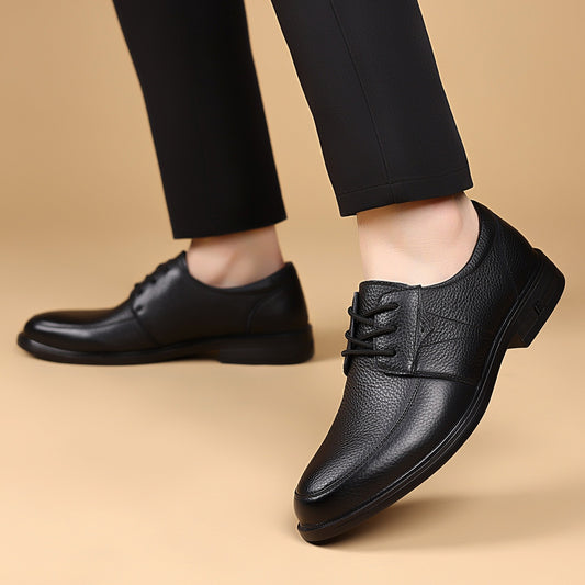 Zapatos de cuero de suela blanda y antideslizante