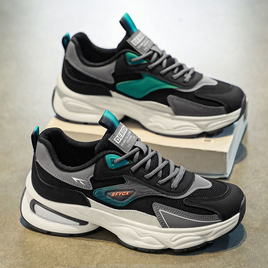 Zapatillas casuales antideslizantes para hombre estilo "Dad"