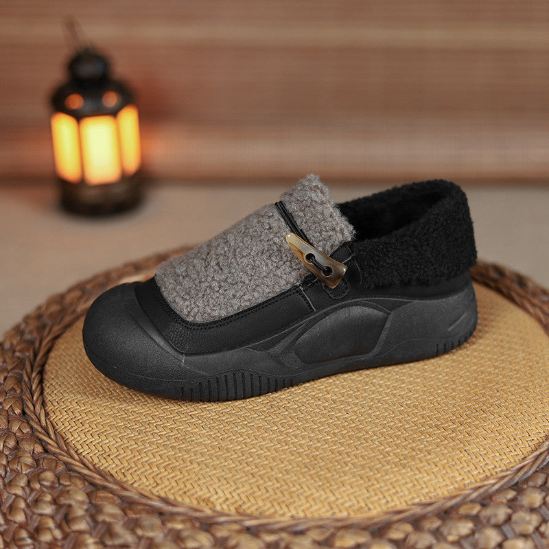 (lucha por el color) zapatos de algodón para mujeres