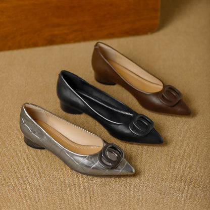 Zapatos sin cordones de estilo francés