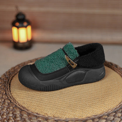 (lucha por el color) zapatos de algodón para mujeres