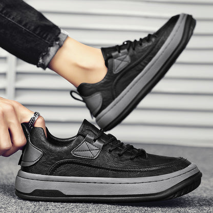 Zapatillas versátiles de estilo retro y ropa de trabajo para hombre