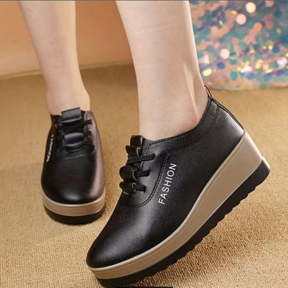 Zapatos de cuña con plataforma para mujer