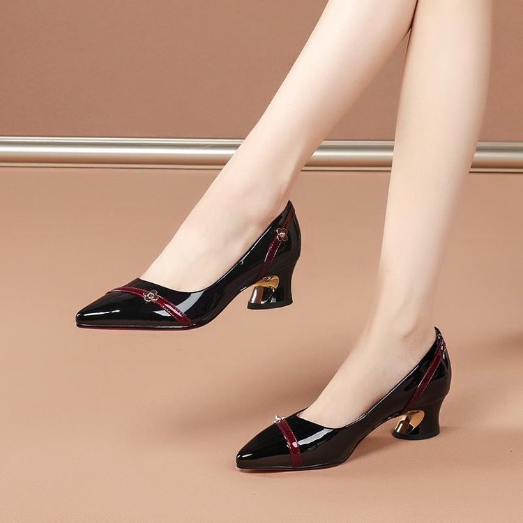 Zapatos de Tacón Elegantes de Punta Fina para Mujer