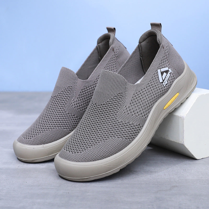 Zapatos sin cordones de suela blanda para hombre