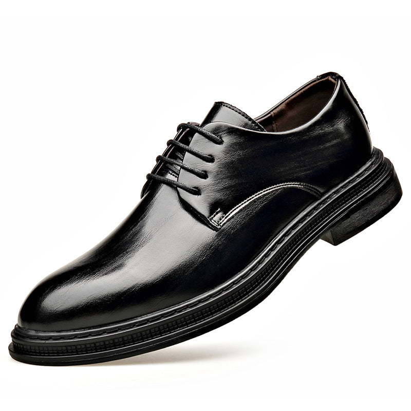 Zapatos de cuero formales para negocios para hombre