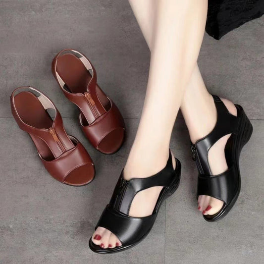 (dos lados vacíos) zapatos de talón