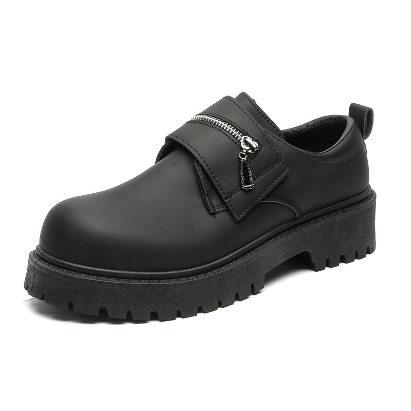 Zapatos casuales de cuero mate premium para hombre