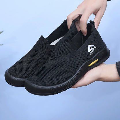 Zapatos sin cordones de suela blanda para hombre