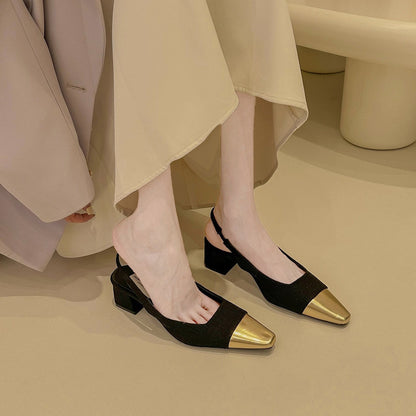 (cabeza dorada) tacones altos