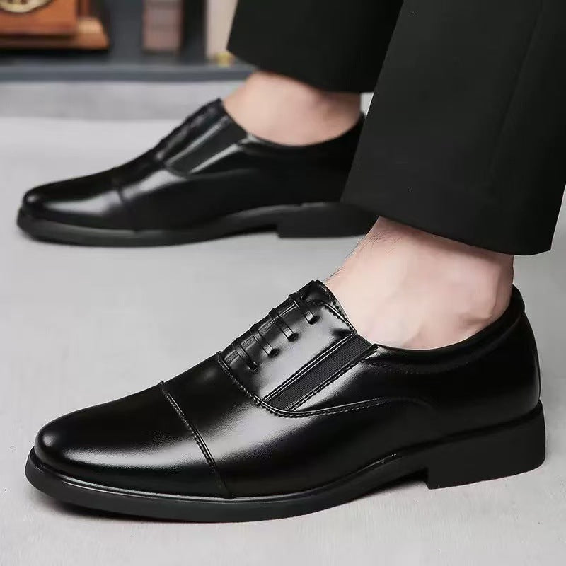 Zapatos de cuero estilo británico para hombre
