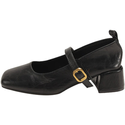 Zapatos Mary Jane de Piel Cómodos para Mujer