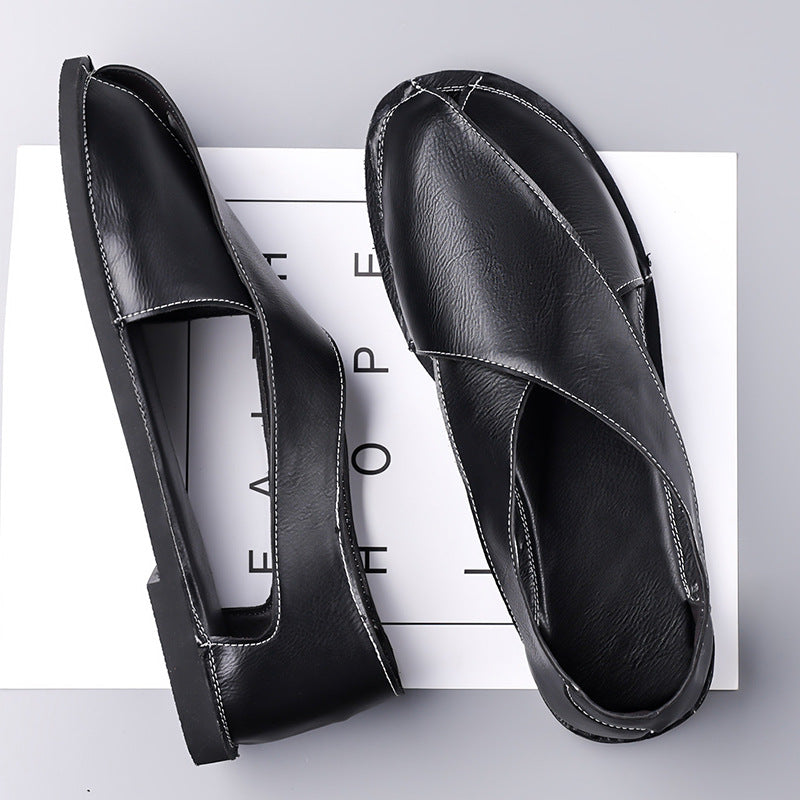 Sandalias retro sin cordones para hombre