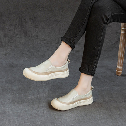 Zapatos de suela blanda 100% piel de vaca