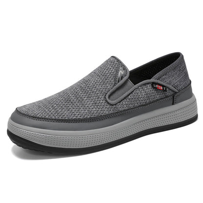 Zapatos 2025 nuevos zapatos de tela para hombres en verano