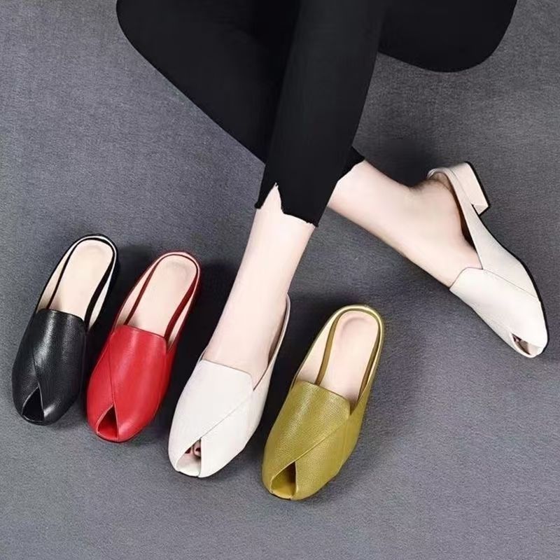 Sandalias de pala peep-toe elegantes para mujer