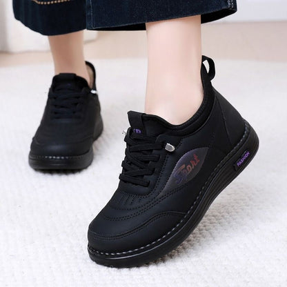 Zapatos de algodón con forro polar para mujer