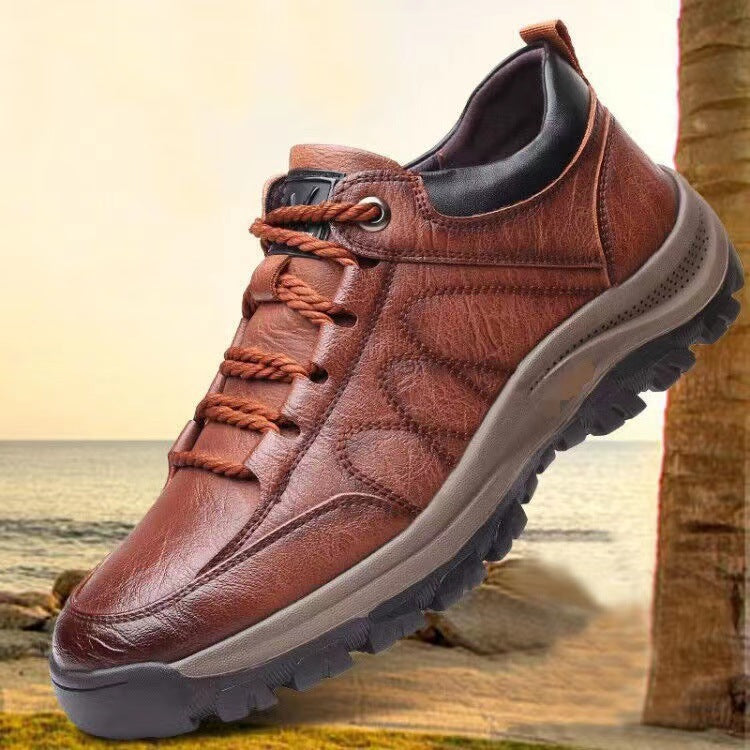 Zapatos de cuero transpirables para hombre