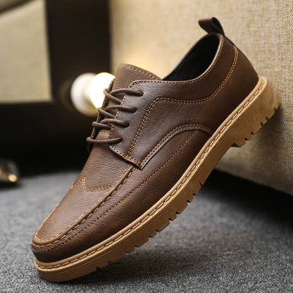 Zapatos de cuero casuales y de moda para hombre