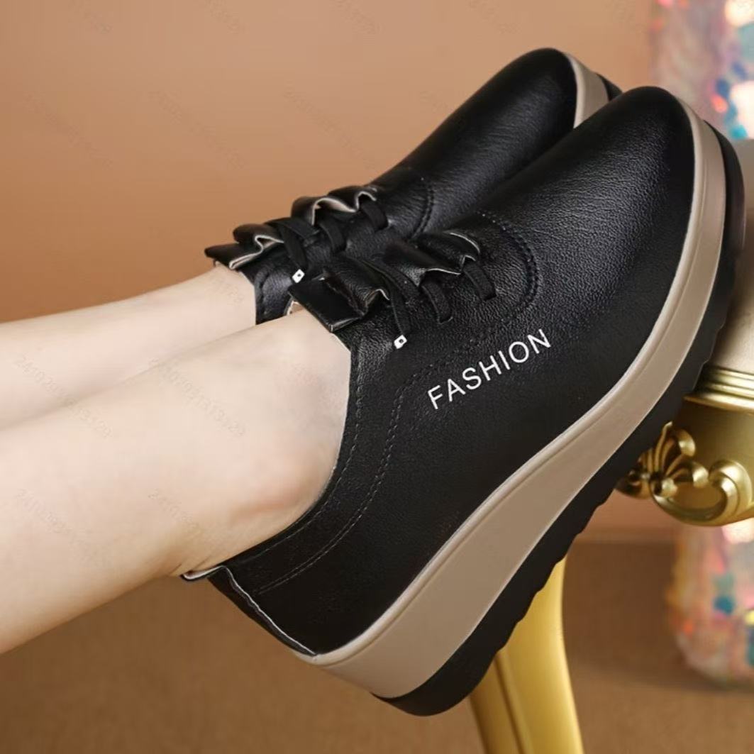 Zapatos de cuña con plataforma para mujer
