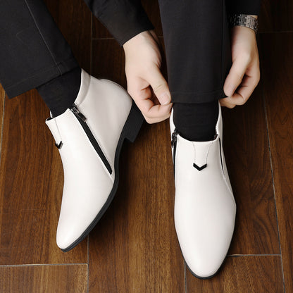 Zapatos de piel de caña media para hombre