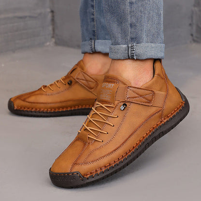 [100% piel de vacuno] Zapatos de hombre de suela blanda