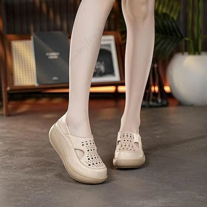 Zapatos individuales transpirables con diseño calado