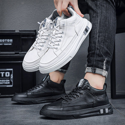 Zapatillas de skate casuales de corte medio para hombre