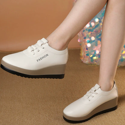Zapatos de cuña con plataforma para mujer