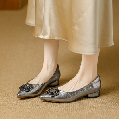 Zapatos sin cordones de estilo francés