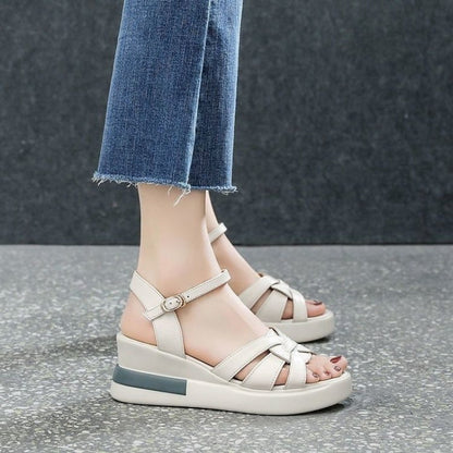 Sandalias de plataforma de suela blanda para