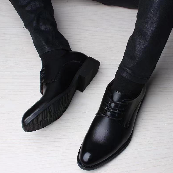 Zapatos de hombre con aumento de altura oculto