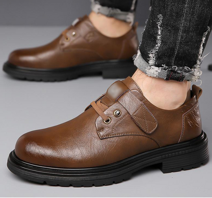 Zapatos de trabajo retro para hombre