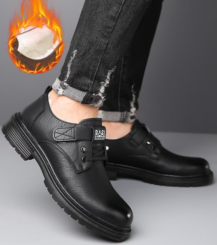 Zapatos de trabajo retro para hombre