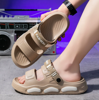 Sandalias doble uso hombre suela gruesa